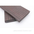 Ecologycal Bamboo Decking ISO certified bamboo outdoor dark decking -V-groove-30 Factory